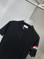 Thom Browne 精品仿製四條杠短袖針織衫 基礎款經典減齡設計 學院風上衣