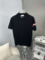 Thom Browne 精品仿製四條杠短袖針織衫 基礎款經典減齡設計 學院風上衣