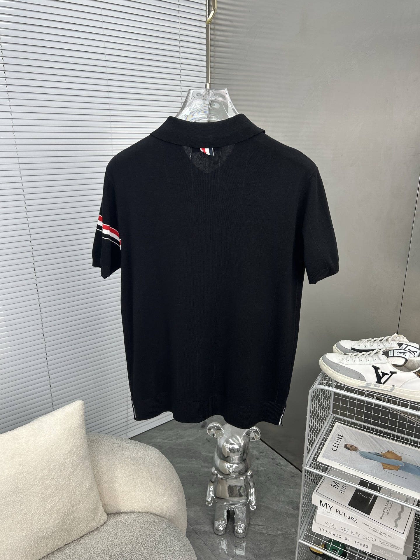 Thom Browne 精品仿製四條杠短袖針織衫 基礎款經典減齡設計 學院風上衣