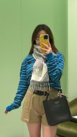 Prada 中號水桶包 1BE080｜精品仿製 2025新款柔感軟牛皮手提肩背兩用包