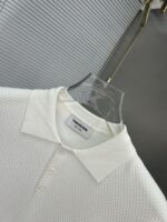Thom Browne 復刻版白色四杠針織Polo衫 春夏清爽復古 百搭男女同款