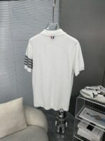 Thom Browne 復刻版白色四杠針織Polo衫 春夏清爽復古 百搭男女同款