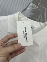 Thom Browne 復刻版白色四杠針織Polo衫 春夏清爽復古 百搭男女同款