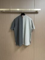 Thom Browne 原單撞色拼接短袖T恤 經典百搭修身款 2025春夏新品