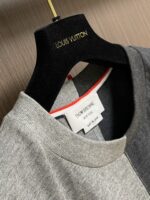 Thom Browne 原單撞色拼接短袖T恤 經典百搭修身款 2025春夏新品