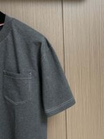Thom Browne 原單撞色拼接短袖T恤 經典百搭修身款 2025春夏新品