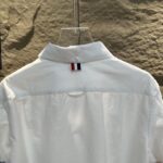 Thom Browne 原單玫瑰刺繡條紋襯衫 早秋新款氣質H版型 男女同款百搭首選