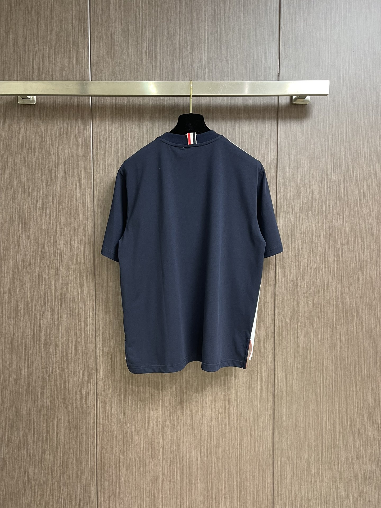 Thom Browne 一比一拼接圓領短袖T恤 2025春夏限定撞色設計