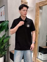LOEWE 羅意威 2025春夏新款精品仿製Polo衫 短袖絲光棉上衣 男款時尚LOGO設計