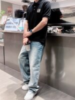 LOEWE 羅意威 2025春夏新款精品仿製Polo衫 短袖絲光棉上衣 男款時尚LOGO設計