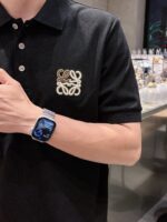 LOEWE 羅意威 2025春夏新款精品仿製Polo衫 短袖絲光棉上衣 男款時尚LOGO設計