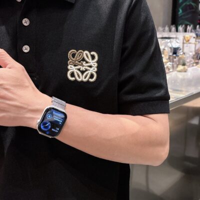 LOEWE 羅意威 2025春夏新款精品仿製Polo衫 短袖絲光棉上衣 男款時尚LOGO設計