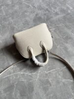 Hermès 原單Mini Bolide奶昔白貝殼包 細肩帶設計 夏日輕盈感 百搭氣質小包