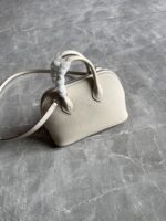 Hermès 原單Mini Bolide奶昔白貝殼包 細肩帶設計 夏日輕盈感 百搭氣質小包