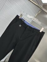 Prada 原單黑色休閒西褲 2025SS超級定制版 高檔工藝版型出眾