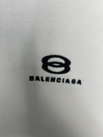 Balenciaga 一比一做舊藝術印花T恤 Hi There+Dripley 白色中版剪裁街頭感十足