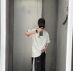 Balenciaga 一比一做舊藝術印花T恤 Hi There+Dripley 白色中版剪裁街頭感十足