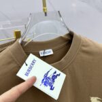 Burberry原單卡其色男女同款套裝2025春夏寬鬆舒適純棉洗水新品