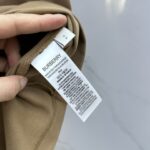 Burberry原單卡其色男女同款套裝2025春夏寬鬆舒適純棉洗水新品