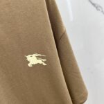 Burberry原單卡其色男女同款套裝2025春夏寬鬆舒適純棉洗水新品