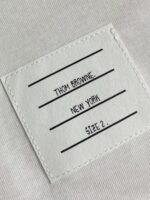 Thom Browne 高仿蛇形刺繡圓領短袖T恤 經典百搭 男女同款美式修身