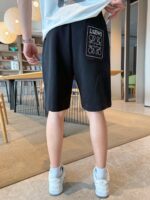 LOEWE 羅意威 黑色 2025夏季新款高仿休閒短褲 男款原單精品LOGO褲