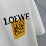 LOEWE高仿立體LOGO打底T恤 2025春夏純棉微廓型剪裁 男女同款百搭首選