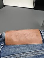 羅意威A貨双色口袋印花LOGO牛仔短褲 酵洗固色賽絡紡面料 百搭顯瘦款