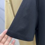 Burberry原單圓領打底短T格紋領口剪裁修身2025春夏親膚好搭