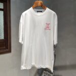 LV 精品仿製 春夏新款 LOGO短袖T恤 驢牌男女同款 百搭潮流款