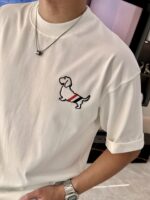 THOM BROWNE 2025春夏純棉上衣｜重磅精梳棉｜OS寬鬆版型｜百搭必備