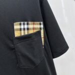 Burberry A貨格紋LOGO短袖T恤男士簡約百搭設計潮流舒適剪裁2025夏季新品