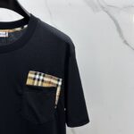 Burberry A貨格紋LOGO短袖T恤男士簡約百搭設計潮流舒適剪裁2025夏季新品