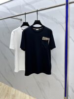 Burberry A貨格紋LOGO短袖T恤男士簡約百搭設計潮流舒適剪裁2025夏季新品