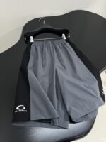 Balenciaga 復刻版BAGGY直筒中褲 黑灰拼色街頭運動風 男女同款四季推薦