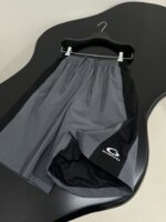 Balenciaga 復刻版BAGGY直筒中褲 黑灰拼色街頭運動風 男女同款四季推薦