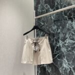 LOEWE精品仿製文藝綁帶半裙 早秋新款減齡甜酷百搭層次感