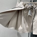 LOEWE精品仿製文藝綁帶半裙 早秋新款減齡甜酷百搭層次感