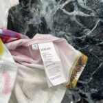 LOEWE A貨花朵暈染短袖T恤 水綠油畫感藝術風格百搭
