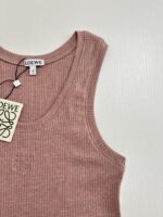 LOEWE 羅意威 2025春夏新款高仿百搭背心 女男士純棉刺繡LOGO修身款 原單精品復刻