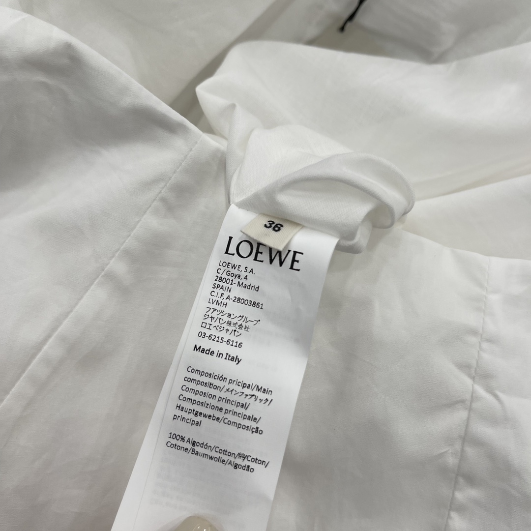 LOEWE頂級原單不規則綁帶半裙 早秋新款層次設計 飄逸修身高級感十足