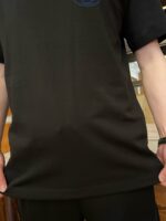 Burberry高仿黑色冰感液氨棉短袖T恤寬版剪裁舒適吸濕排汗2025夏季潮流爆款