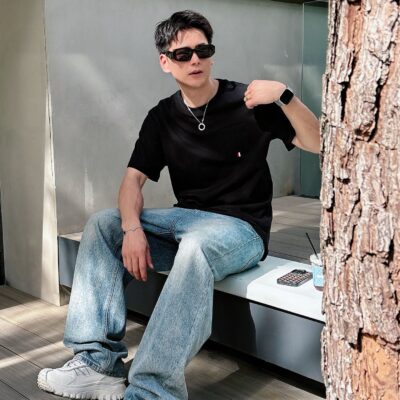 Thom Browne 一比一黑色圓領短袖T恤 高端訂製 潮男春夏必備百搭款