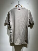 Thom Browne 2025春夏新品 華夫格純棉刺繡LOGO短袖T恤 男士休閒經典款