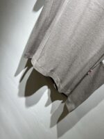 Thom Browne 2025春夏新品 華夫格純棉刺繡LOGO短袖T恤 男士休閒經典款