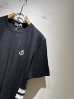 Thom Browne 黑色精品仿製短袖T恤 華夫棉材質 刺繡LOGO 2025春夏新款男士必備