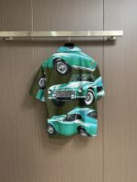 BURBERRY2025早秋新款｜黑綠汽車印花短袖+短褲套裝｜男女同款 一比一精品仿製