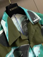 BURBERRY2025早秋新款｜黑綠汽車印花短袖+短褲套裝｜男女同款 一比一精品仿製