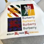 Burberry原單白色LOGO短袖T恤時髦百搭親膚透氣2025春夏潮流單品