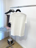 Burberry高仿白色格紋LOGO短袖T恤男士潮流百搭設計2025簡約舒適英倫風格